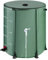 Barril de lluvia plegable de 53 galones con 12 medios postes, kit de sistema de recogida de agua de lluvia portátil de 200 L con cremallera, barril recogedor de lluvia Oxford 1000D para jardín al aire
