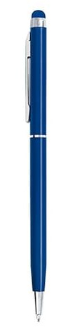 GFD HEART 25 Penne Personalizzate con Scritta Incisa a Laser - Penna in Metallo per Touch Screen, Idea Personalizzabile Ufficio, Inaugurazioni, Fiere, Gadget Promozionali (25 Penne Blu)