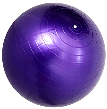 MotiveTech Gymnastikball & Geburtsball mit Anti Funktion – Krafttraining, 85 cm Lila