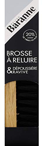 Baranne - Brosse à Reluire Chaussure - Cuir - Dépoussière & ravive