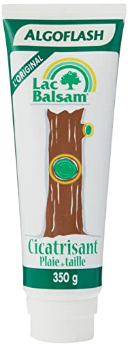ALGOFLASH Mastic Cicatrisant LACBALSAM, Contre les plaies de taille, 350 g, CICATN, Blanc
