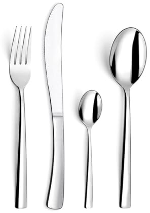 Amefa Manille V Set Couverts, Acier Inoxydable