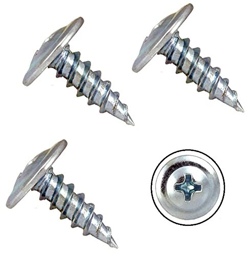 TERF® Drywall Phillips Wafer Head Screw Sharp Point Zinc Screws 4.2 X 13mm - Pack of 100