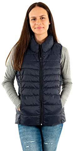 ONLY Onlnewclaire Manteau matelassé pour femme OTW Noos, Bleu nuit, XXL