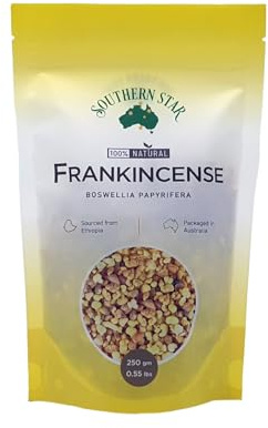 Southern Star Original Frankincense Resin, Hand Made Incense Gems for Aromatherapy, Meditation, Religious Ceremonies and Yoga, 100% Natural Premium Frankincense, Long-Lasting Aroma, 0.55 lbs