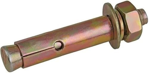 Stecker an der Wand, Betonschrauben, Externe Expansionsschraube Expansionsbolzenschraube M6 M8 M10 M12 (4 Stück) (Länge: 80 mm, Größe: M6) (Farbe: 50 mm, Größe: M10) (Farbe: 70 mm, Größe: M12) ( Color