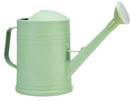Milageto Regadera con Cabezal Rociador Desmontable, Regadera de Flores de 2L, Regadera para Plantas de Interior y Hogar, Verde