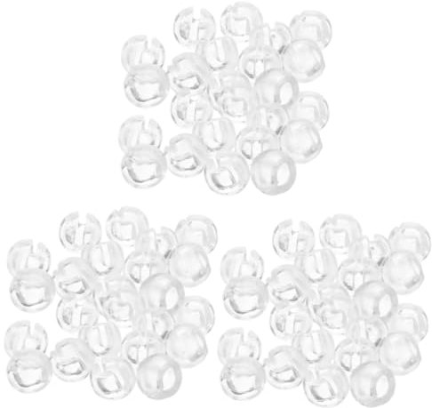 IMIKEYA 72 STK Perlenkettenhalter Vorhang zubehör Vorhang Accessoire Vorhangperlen bleiben Stehen Blindkettenstopper Kettenstopper für Vertikaljalousien Perlenkettenstopper reparieren pom