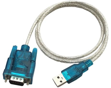 Cables De La Serie USB, Adaptador USB A RS232,Cable Convertidor DB 9 232 | Cable Adaptador De Serie, Uso Versátil Cable Convertidor USB 2.0 Macho A RS232 Hembra Serie DB9 Con Chipset Prolífico