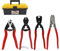 HOUSERAN 4Pcs Bolt Cutter Pliers Set, 8 Cable Bolt Wire Rope Cutter, 8 End Cutting Pliers with Toolbox, Cr-V Blade for Cutting Locks, Barbed Wire, Steel Wire, Chains, Rivets