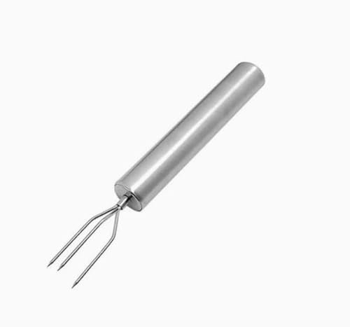 Annlpoy 2 Pcs Stainless Steel Peeler Potato Fork and Ground Forks in Field Dress Sturdy and Stylish Trident Picks, Vegetable Grill, 6 Length