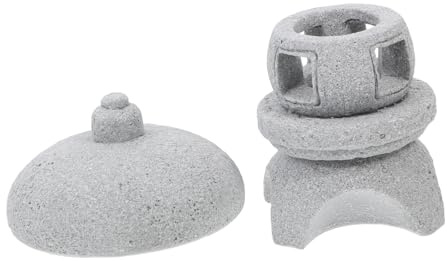 Hemobllo Statua Di Mini Pagoda Da Giardino Decorativa Per Bonsai e Ornamento Paesaggistico Resistente e Leggera, Padiglione Scena in Miniatura Per Decorazione Casa e Giardino