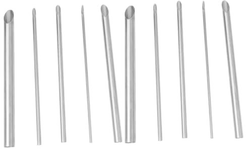 HOMSFOU Lot De 2 Emporte-pièces en Métal pour Argile Cercles Combinés pour Sculpter La Poterie Outil Facile À Nettoyer Et Confortable À Utiliser 5 Pièces X 2