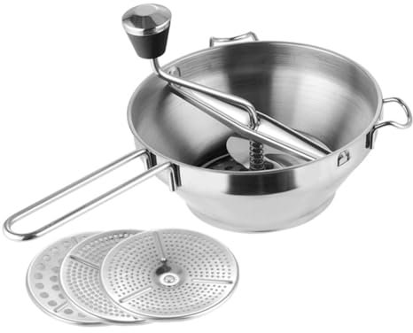 ULTECHNOVO Schiacciapatate in Acciaio Set da 1 Utensile per Spremere Frutta e Ortaggi Maneggevole Antiscivolo per Uso Domestico e Cucina