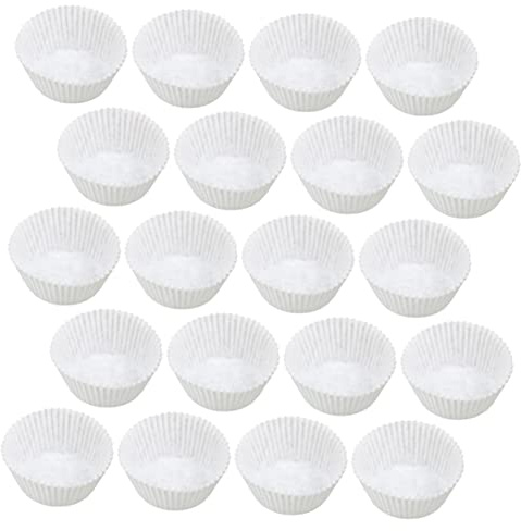 VINTORKY 500 Pièces Caissettes à Cupcakes Papier Blanc Moules à Muffins pour Événements comme Mariages et Anniversaires Résistantes et Jetables pour Pâtisseries et Cafés