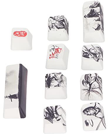 CHICIRIS Clear Muster Keycap Set Sublimationsprozess DIY -Produktion für Charakteristische Mechanische Tastaturen PBT -Material