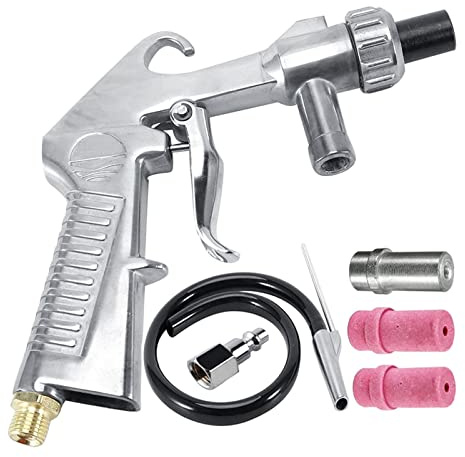 Sandblasting Gun Kit Practical Sandblaster Tools for Sand Glass Abrasive Media