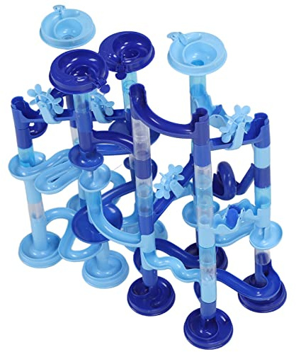 ARTOCT Set da Pista per Biglie, Pista da Gioco in Acqua Fai da Te 75 Componenti e 30 Palline, per Bambini per Migliorare le capacità di Risoluzione dei Problemi