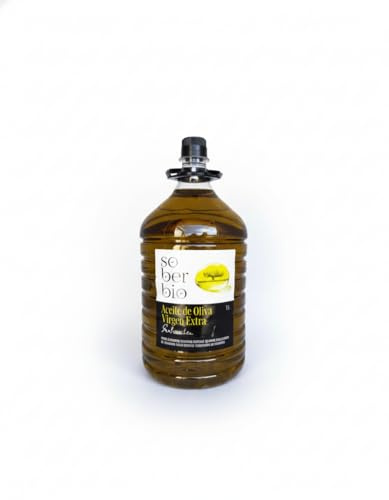 Garrafa 5 L de Aceite de Oliva Virgen Extra “Soberbio” – Extra Suave y Equilibrado, Ideal para Cocina Diaria y Gastronomía Mediterránea