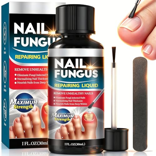 Extra Strong Fungal Nail Treatment for Toenails & Fingernails,Mild and Nourishing Formula& Renew Thick, Damaged Nails, Restore Healthy Nails, 30ml