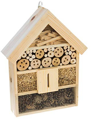 MAZUR International Insektenhotel Insektenhaus Nistkasten Brutkasten Insekten Bienen Natural