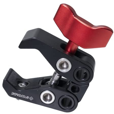 IFOOTAGE Collier de serrage PC-01 professionnel pour appareil photo, rouge, appareil photo reflex numérique, moniteur LCD