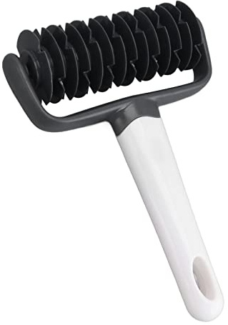 Pastry Lattice Roller Cutter,Dough Lattice Pizza Roller Cutter with Long Handle for DIY Pastry Bread Pizza Dough