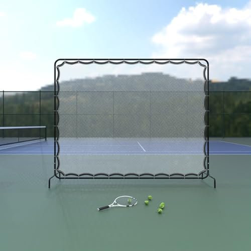 SACLMD Tragbares Backstop-Netz,Baseball-Übungsnetz,Tennis-Backstop-Netz,für Lacrosse,Baseball,Softball,Fußball,Basketball,Baseballnetz