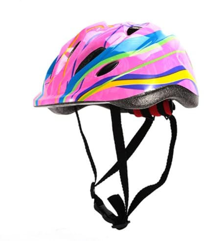 Caschi da bicicletta, caschi a rotelle, traspiranti per bambini da 5 a 10 anni, per ciclismo, skateboard, scooter