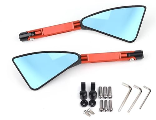 Lenkerendenspiegel Für K&AWASAKI Für Z900 Für Z1000 Für Z800 Für Z750 Für Z650 Für Z300 Für Z250 Für Z125 Universal Motorrad Seite Rückansicht(6,Big Mirror)