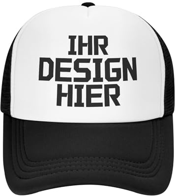Tingwei personalisiert Cap personalisierte Basecap personalisierte Baseballkappe personalisiertes Cap mit Foto/Logo/Text Cap selbst gestalten Trucker-Caps für Männer & Frauen in großen Mengen