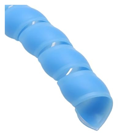 1/3/5 m, 8-35 mm, organizer per tubi, flessibile, a spirale, avvolgicavo, protezione per cavi, guaina protettiva per cavi (blu, ID 30 mm, 5 metri)