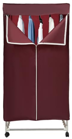 Wäschetrockner 1200-1500W Elektrischer Mini Trockner 3 Gangregelung Portable Clothes Dryer Mmultifunktionaler Hemden Bügelautomat, mit Fernbedienung für Wohnungen, Camping, Reisen, Wohnmobil