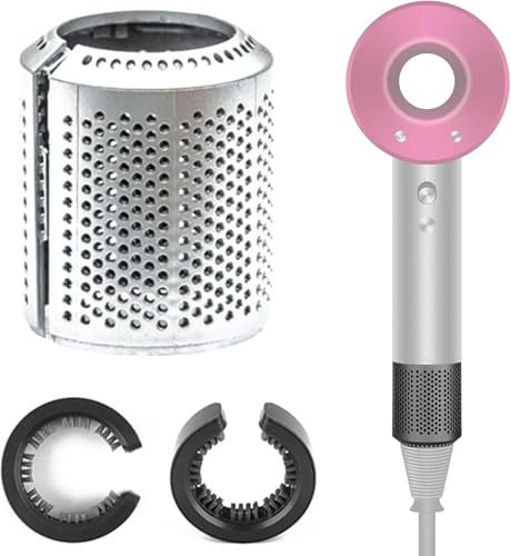 MYAYD Outer Filter Cover for Dyson Supersonic HD01 HD03 HD07 HD08 HD15 | Hair Dryer Attachment, Detachable Hair Dryer Outer Strainer Filter Cage Replacement Parts