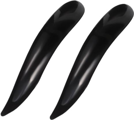 OATIPHO 2 Pezzi Guasha Tool in Corno Naturale Penna Massaggiante Puntura Precisa per Agopressione Strumento Manuale per Trigger Guasha per Piedi Schiena Nero Portatile e