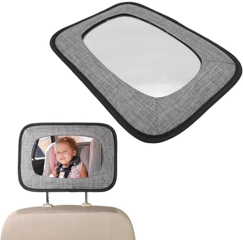 Rücksitzspiegel für Babys, HD-Acrylstoff, verstellbarer Rückspiegel, Auto-Babyphone für mehrere Kinder