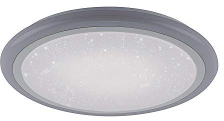 LeuchtenDirekt LED Deckenlampe Sternenhimmel-Optik, rund 60cm Ø dimmbar | dimmbar, Farbtemperatursteuerung warmweiß-kaltweiß, Sternenlicht-Deckenbeleuchtung, RGB-Farbsteuerung