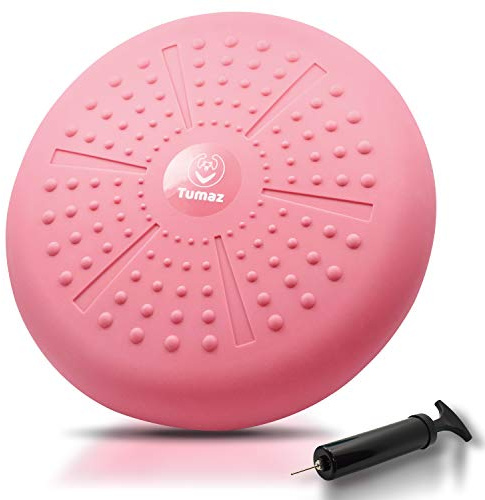 Tumaz Ballsitzkissen Verbesserung der Sitzhaltung und Erhöhung der Aufmerksamkeit, LuftSitzkissen für Physiotherapie Linderung von Rückenschmerzen und zur Kräftigung der Rumpfmuskulatur