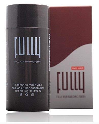 FULLY Hair Haarverdichter – Haarfasern 23g Hellbraun Light Brown | für mehr Fülle/Volumen – 1er Pack (1 x 23g)