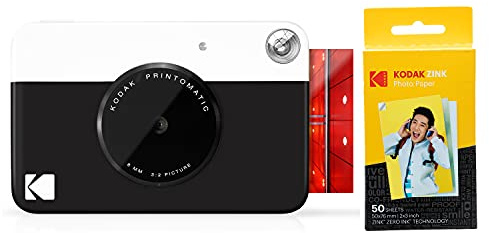 KODAK PRINTOMATIC Digital Instant Print Camera with Paper 50-pack Bundle