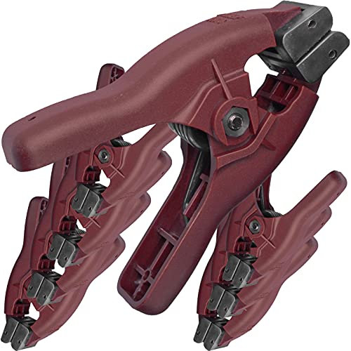 8 x Piher Feder-Klemme Zange Druckzwinge Verleimzwinge Druckzange verstellbar Set