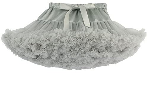 Verve Jelly Kleine Mädchen Verkleiden Sich Mädchen Blumen Tüllrock Kleinkind Tutu Mädchen Kleidung Baby Mädchen Tutu Röcke Windelüberhose Pumphose Tüllrock Grau M 5-7 Jahre