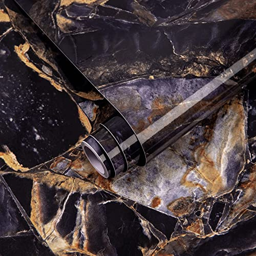 Decoroom Möbelfolie Marmor Folie Selbstklebend 40x300cm | Klebefolie Marmor Lila Granit Wasserdich Dekorfolie Küchenschrank Küchenfolie Aufkleber für Möbel