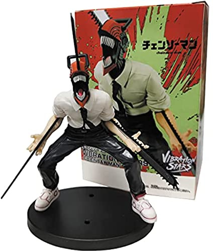 REOZIGN Chainsaw Man Figures, Goku Battle Freezer Figure Statue 18 cm/7 inch Character Figurine PVC Statue Toy Collectibles Decorations Crafts Gifts