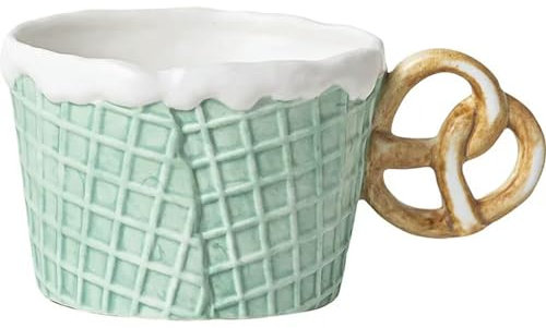 INSTR ins cute ceramic cup coffee cup breakfast cup dinner plate Dim sum breakfast plate funny imitation biscuit tableware
