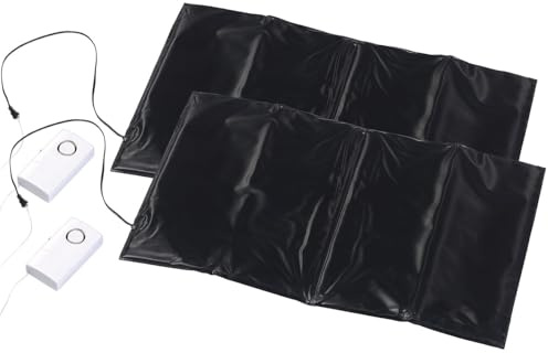 VisorTech Katzen Klingel: 2er-Set batteriebetriebene Klingel-Trittmatten mit Alarmfunktion (Alarm Trittmatte, Klingelfussmatte, Alarmanlage)