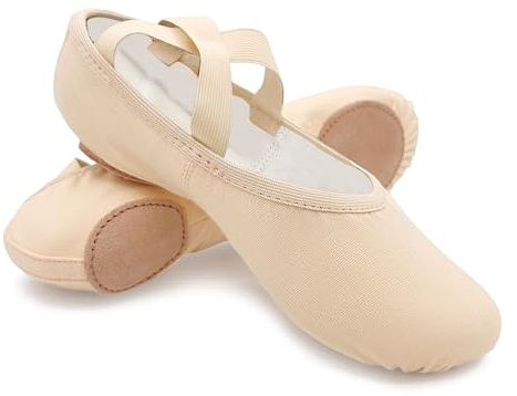 So Danca - SD16 Bliss, Stretch Canvas Split Sole Ballet Shoes for Adults, Women (Light Pink, US Footwear Size System, Adult, Women, Numeric, Medium, 6)