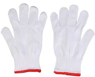 BgnEhRfL Handschuhe, Arbeitshandschuhe, 1 Paar Handschuhe, Gartenarbeit, dünne Baumwollhandschuhe, Gartenarbeitshandschuhe, Bauschweißhandschuhe, Holzbearbeitungshandschuhe