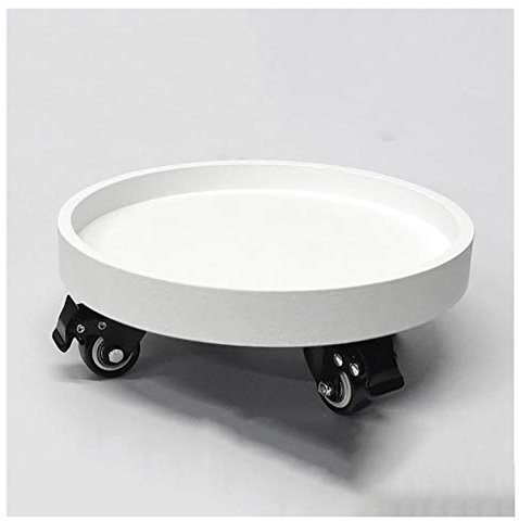 Carrello per spostare vasi da Fiori da Giardino, Carrello per Piante in Vaso Resistente, vassoi per fioriere con Ruote, sottovaso per Piante in Pallet per spostare vasi d