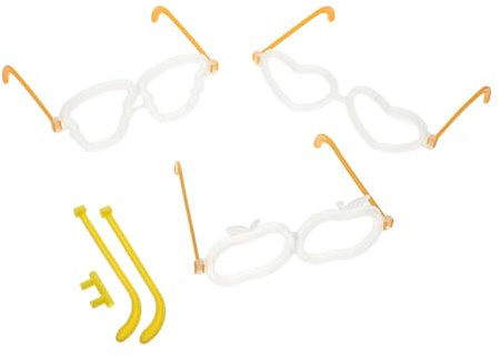 Abaodam 20 Sets Knicklichtbrillen Zubehör Zum Herstellen Von Lichtern Knicklichtern Trendigen Knicklichtbrillen Zubehörteilen Optischen LED Knicklichtbrillenteilen Sonnenbrillen Herz